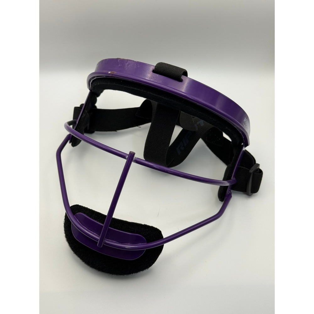 RIP-IT Defense Pro Youth Softball Fielder's Mask Purple Adjustable Face Guard